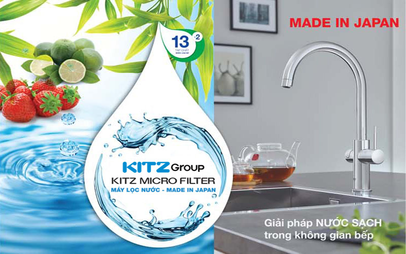 Thiết bị lọc nước lắp dưới bồn Kitz OSS-G4 - Hàng chính hãng