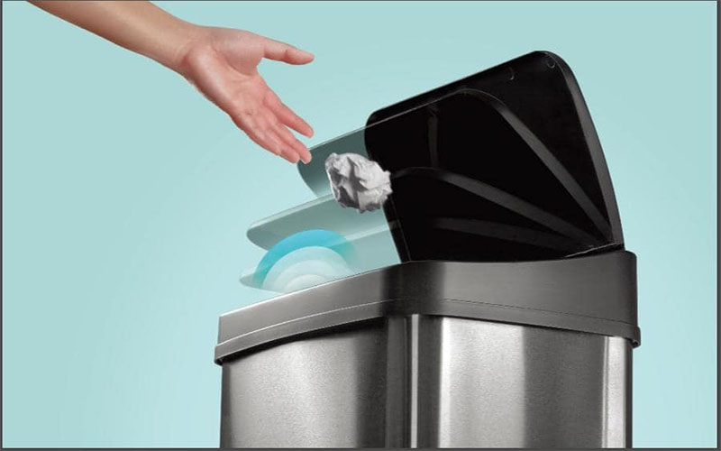 Thùng rác cảm ứng Smartech ST-30-22R - Hàng chính hãng