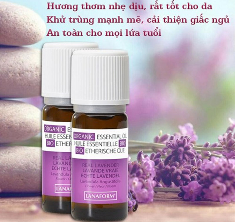 Tinh dầu hoa oải hương Lanaform Real Lavender LA240005 - Hàng chính hãng
