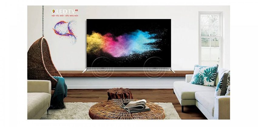 Thiết kế của tivi Oled Asanzo 55X8