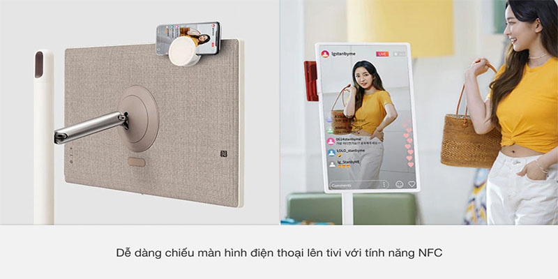 Tivi cảm ứng LG StanbyME 2K 27ART10AKPL - Hàng chính hãng