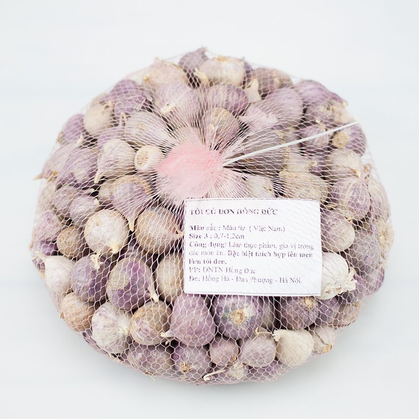 Tỏi cô đơn Hồng Đức Size 3 kích cỡ 0.7 - 1.2cm - Hàng chính hãng