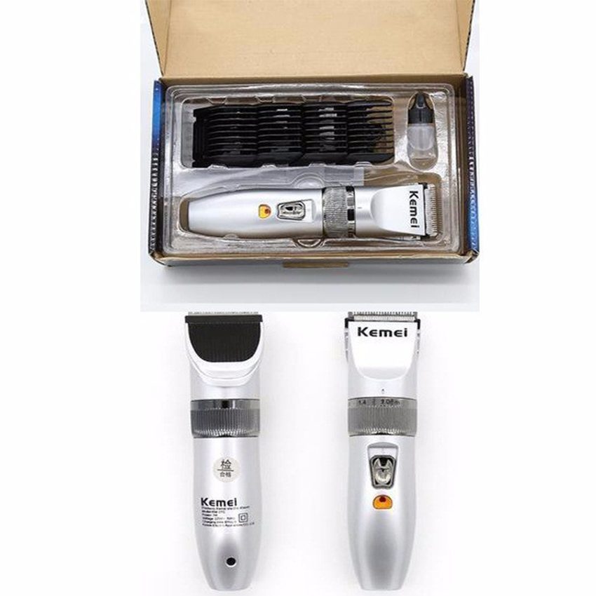 Mặt trước và mặt sau của Tông đơ cắt tóc Kemei KM-27C