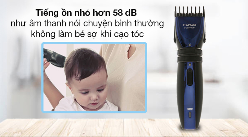 Tông đơ cắt tóc Flyco FC5809VN - Hàng chính hãng