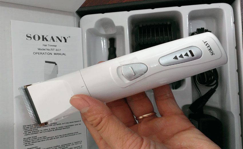 Nút điều khiển của Tông đơ cắt tóc Sokany RF-607