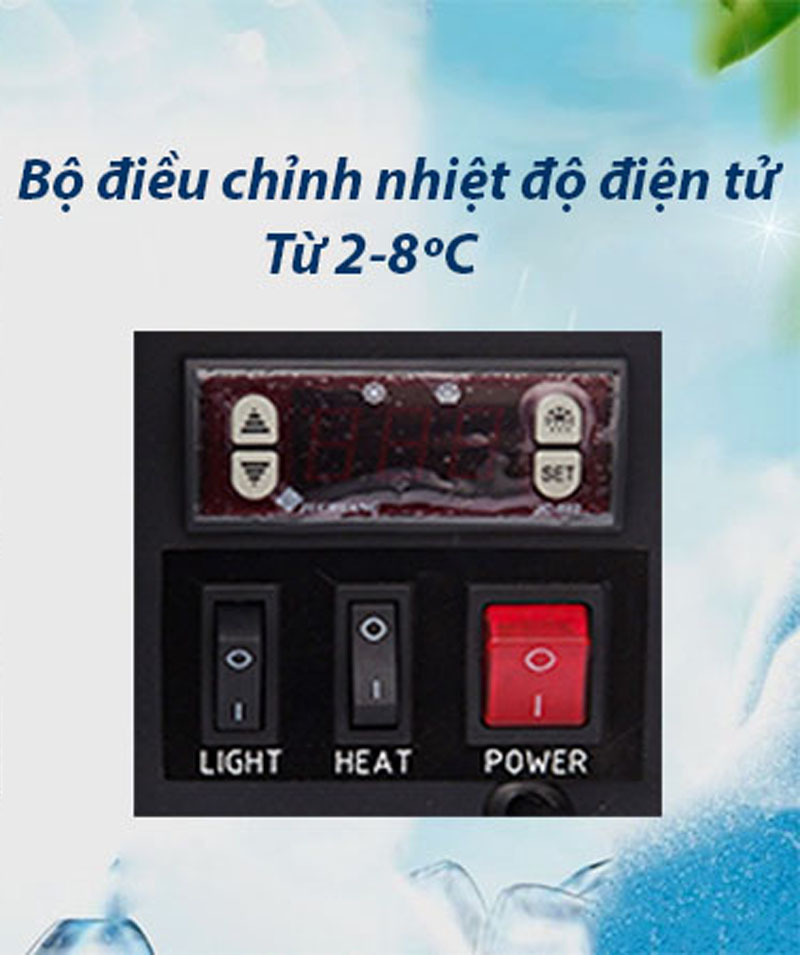Tủ bánh 3 tầng kính vuông 0.9m Lightcool DG-900Z - Hàng chính hãng