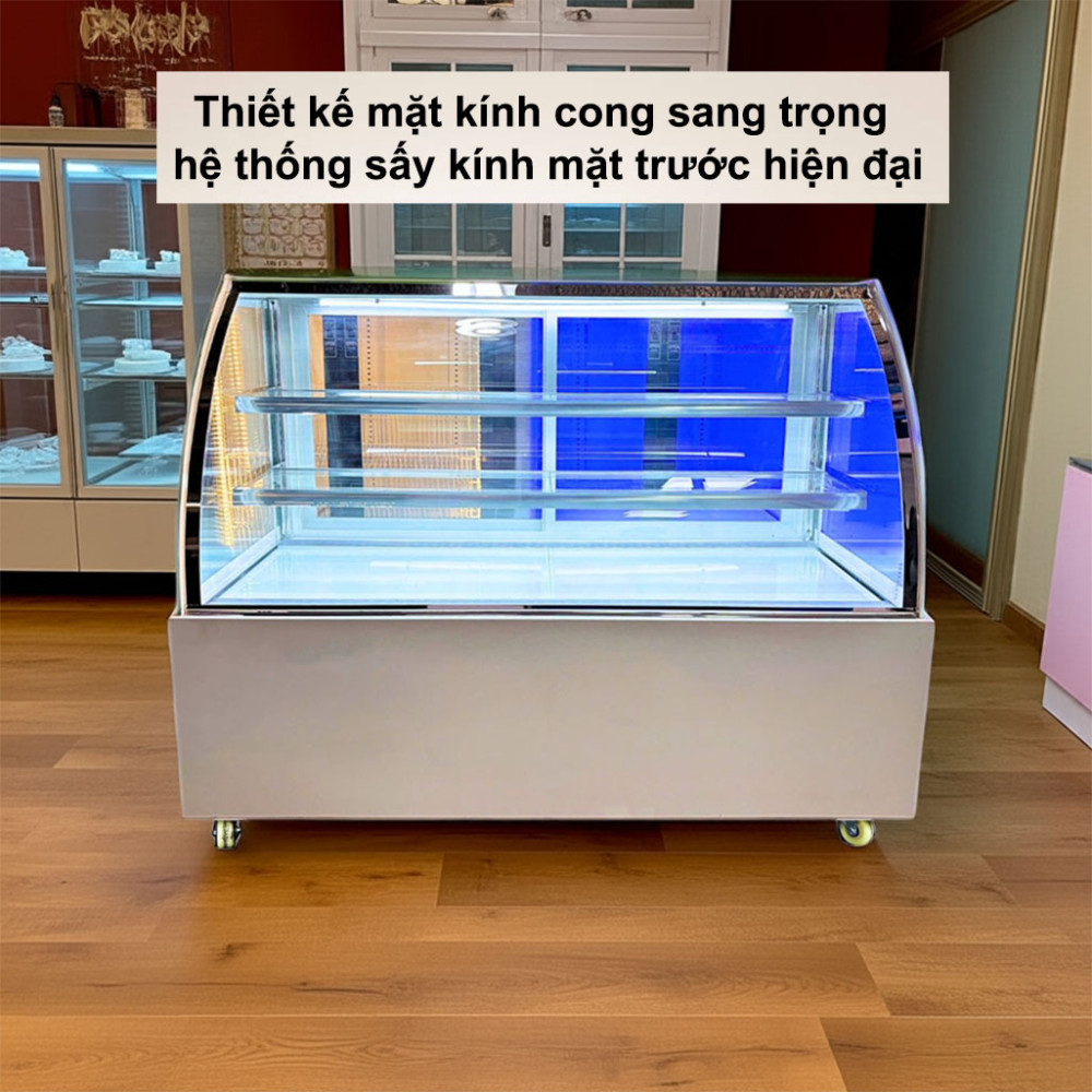 Tủ bánh kem kính cong 3 tầng Lightcool DG-1200Z 392L - Hàng chính hãng