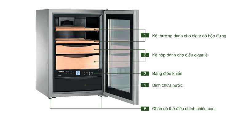 Tủ bảo quản cigar Liebherr ZKES 453 - Hàng chính hãng