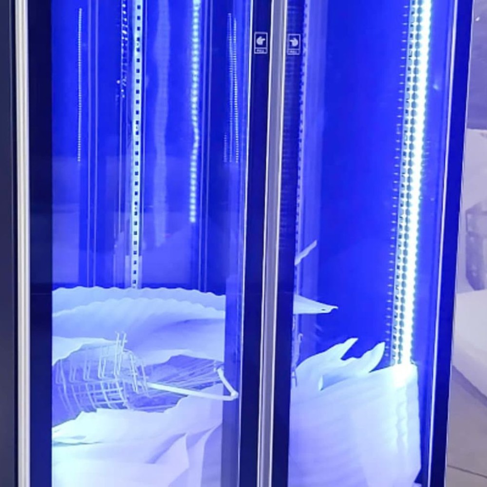 Tủ mát trưng bày rượu 2 cánh Oucboll LG-1110F - Hàng chính hãng