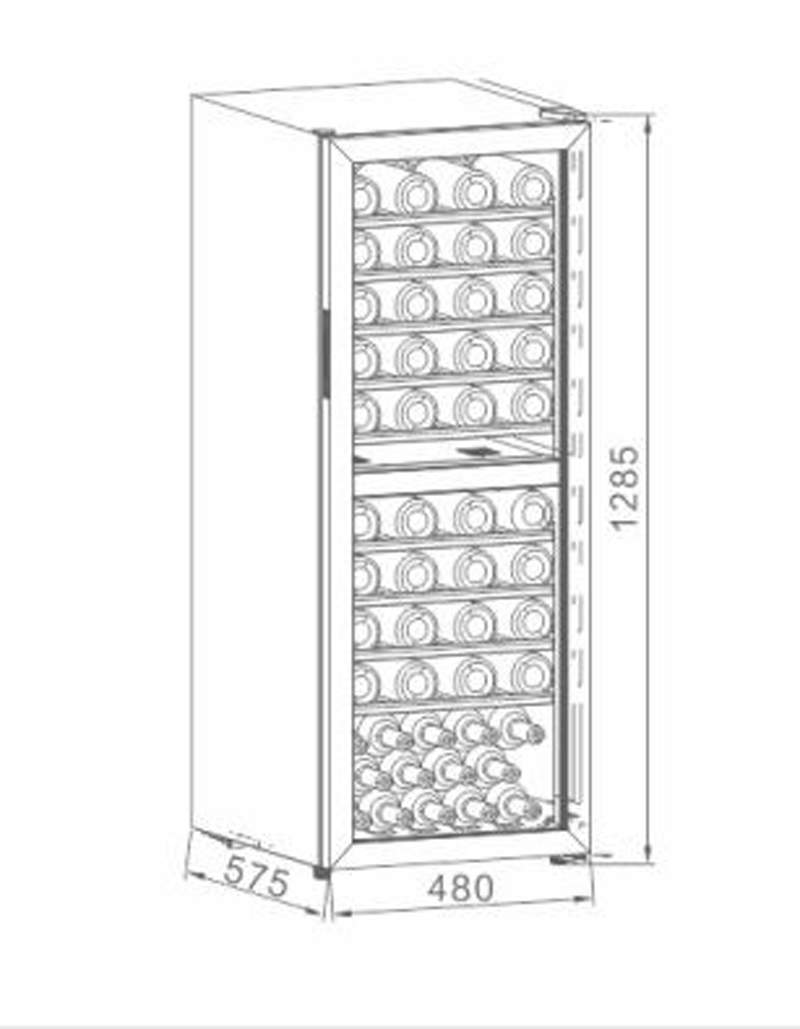 Tủ bảo quản rượu Arber ABTRV201L (193 Lít ) - Hàng chính hãng