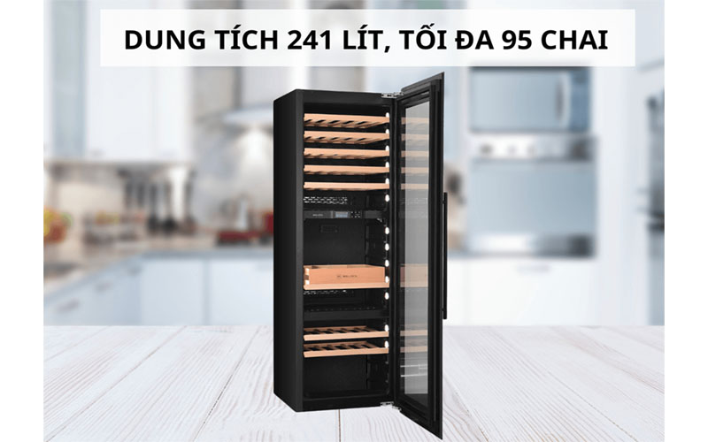 Tủ bảo quản rượu âm tủ Malloca MWC-95BI - Hàng chính hãng