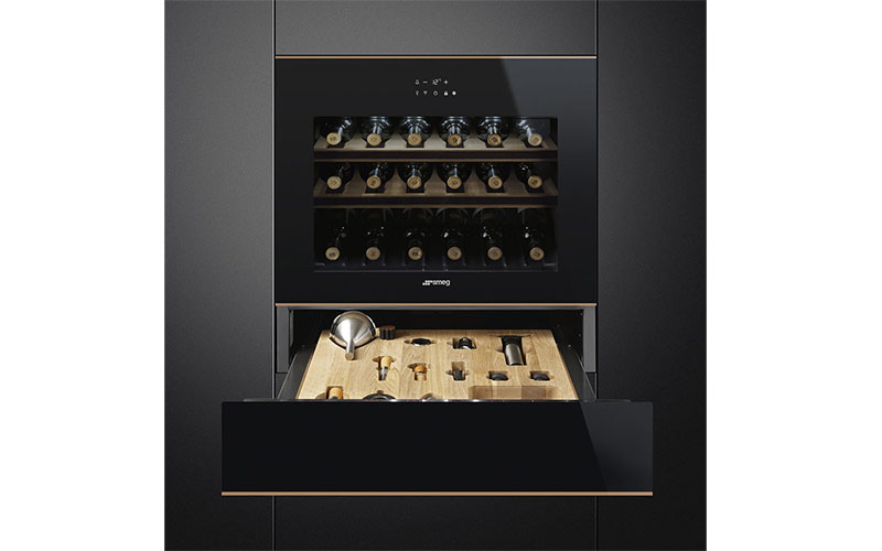 Tủ bảo quản rượu vang Hafele SMEG CVI618RWNR2 - Hàng chính hãng