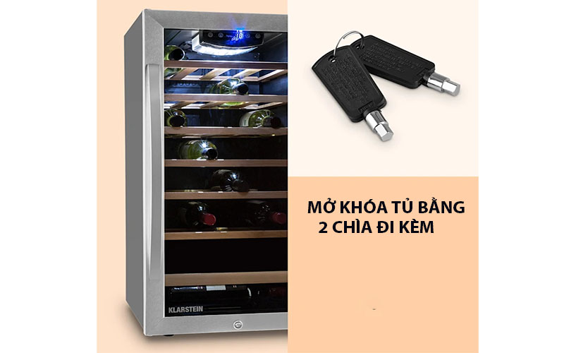 Tủ bảo quản rượu vang Klarstein Vivo Vino - Hàng chính hãng