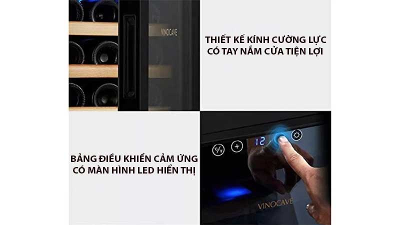 Tủ bảo quản rượu vang VINOCAVE 28 - Hàng chính hãng