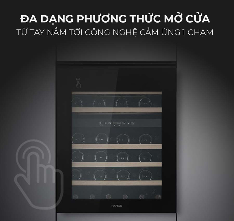 Tủ bảo quản rượu vang Hafele HW-C129FB - Hàng chính hãng