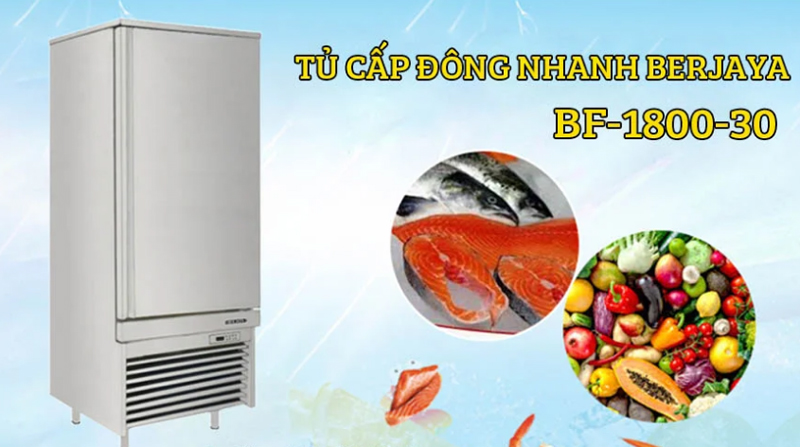 Tủ cấp đông nhanh 11 khay Berjaya BF-1800-30 - Hàng chính hãng