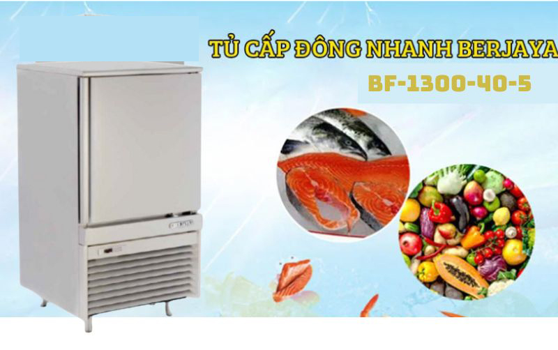 Tủ cấp đông nhanh 5 khay Berjaya BF-1300-40-5  - Hàng chính hãng