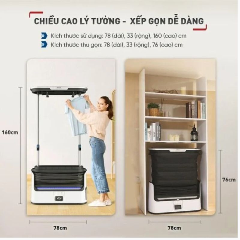 Tủ chăm sóc quần áo đa năng Tefal YT405E1  - Hàng chính hãng