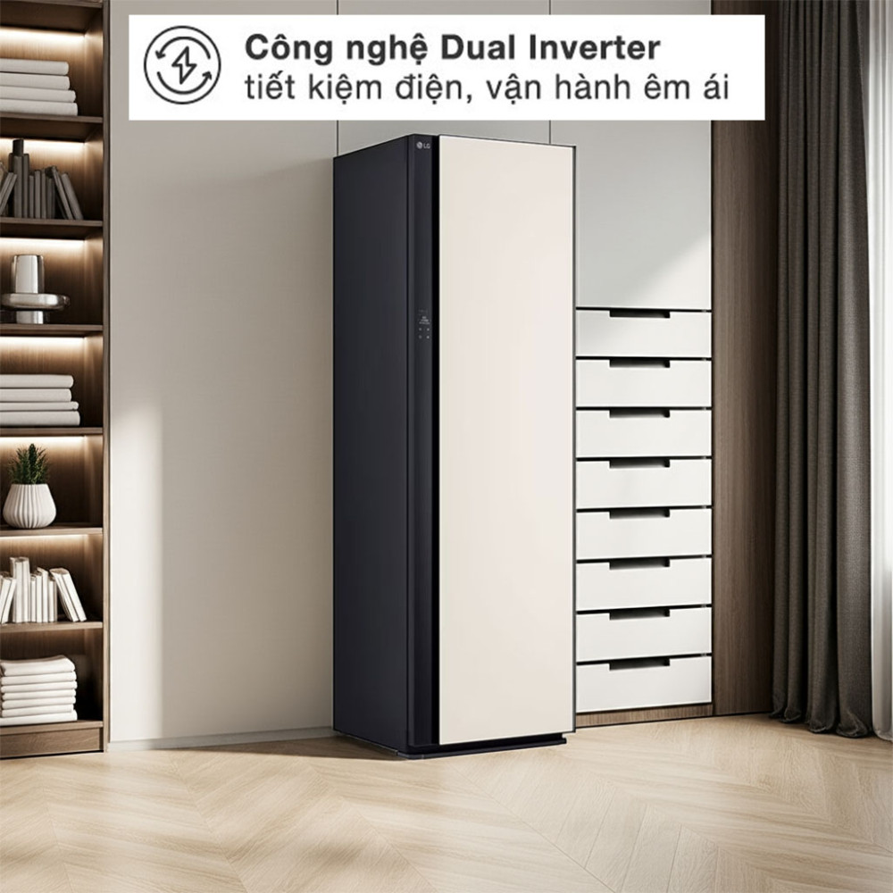 Tủ chăm sóc quần áo thông minh LG Styler 5 móc SC5MBR80H - Hàng chính hãng