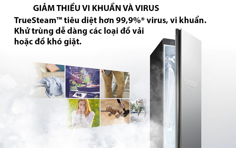 Tủ chăm sóc quần áo thông minh LG Styler S3MFC - Hàng chính hãng