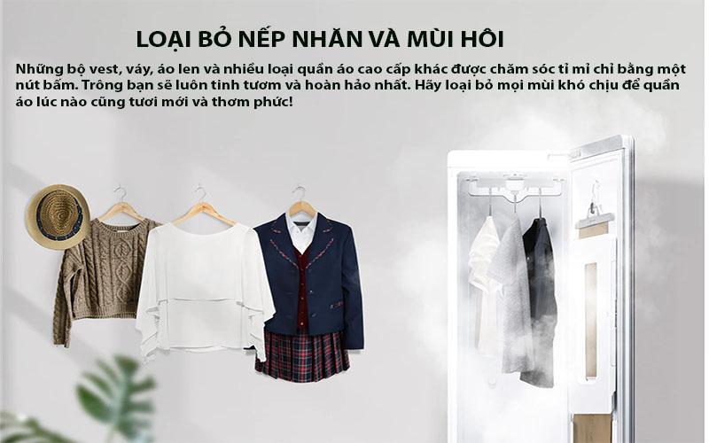 Tủ chăm sóc quần áo thông minh LG Styler S3WF - Hàng chính hãng