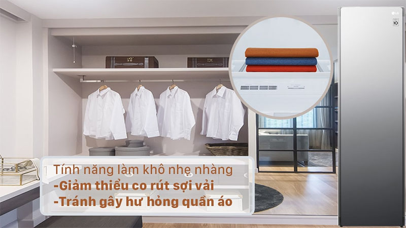 Tủ chăm sóc quần áo thông minh LG Styler S5MB - Hàng chính hãng