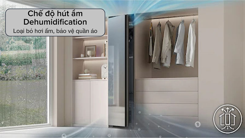 Tủ chăm sóc quần áo thông minh Samsung DF10A9500CG/SV - Hàng chính hãng