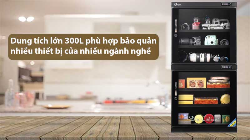 Tủ chống ẩm FujiE DHC300 - Hàng chính hãng