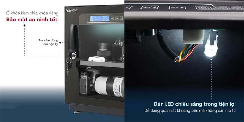 Tiện ích của Tủ chống ẩm Fujihome DC-30E