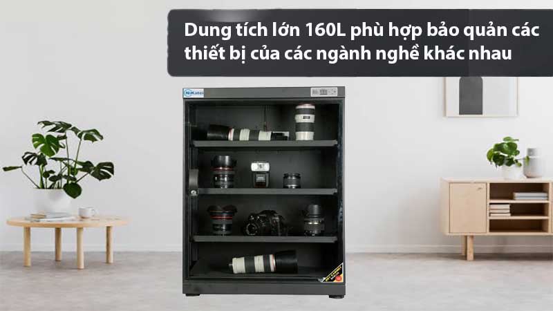 Dung tích của Tủ chống ẩm Nikatei DCH160
