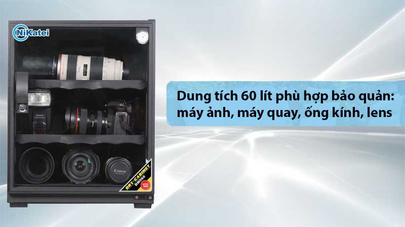 Dung tích của Tủ chống ẩm Nikatei DH060