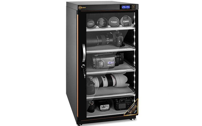 Tủ chống ẩm Nikatei NC-125S Gold - Hàng chính hãng