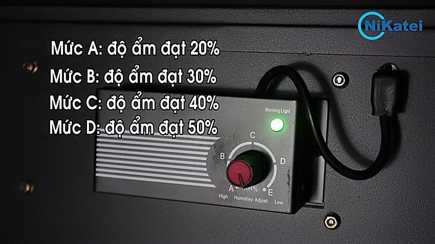 Tủ chống ẩm cao cấp Nikatei NC-30C (30 lít) - Hàng chính hãng