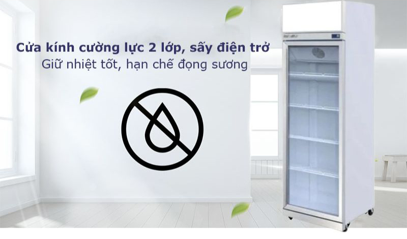 Tủ đông 1 cánh kính TurboGold TG-1DF-G - Hàng chính hãng