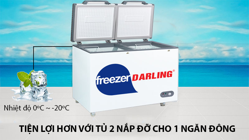 Tủ đông 1 ngăn 370L Darling DMF-3799AX-1 - Hàng chính hãng
