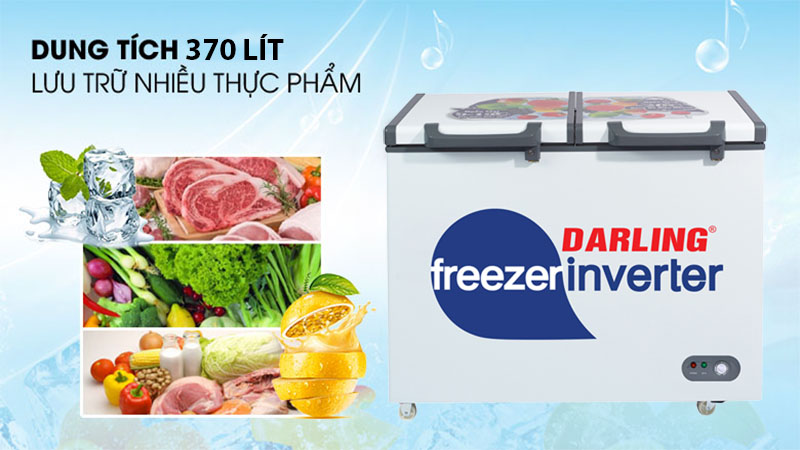 Tủ đông 1 ngăn Inverter Darling DMF-3799AXI-1 - Hàng chính hãng