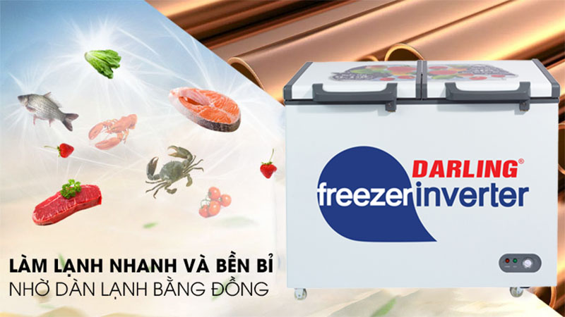 Tủ đông 1 ngăn Inverter Darling DMF-3799AXI-1 - Hàng chính hãng