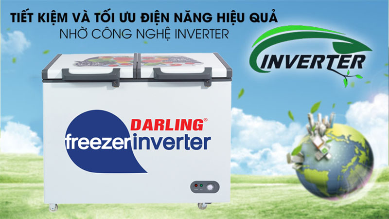 Tủ đông 1 ngăn Inverter Darling DMF-3799AXI-1 - Hàng chính hãng