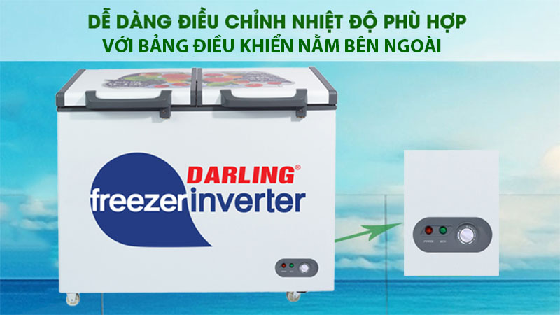 Tủ đông 1 ngăn Inverter Darling DMF-3799AXI-1 - Hàng chính hãng