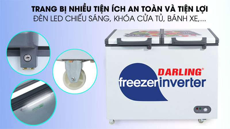 Tủ đông 1 ngăn Inverter Darling DMF-3799AXI-1 - Hàng chính hãng