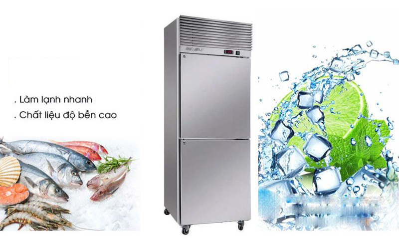 Tủ đông 2 cánh inox TurboGold TG-2DF - Hàng chính hãng