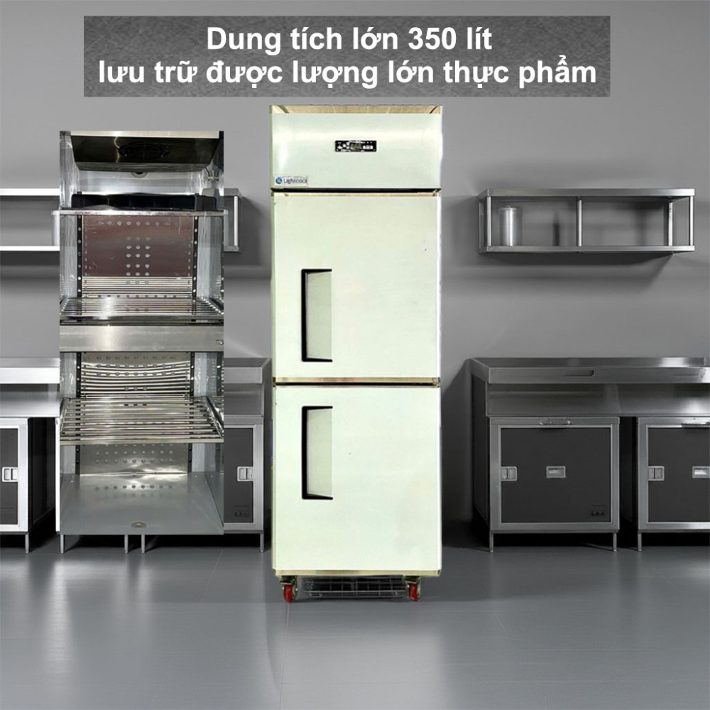 Tủ đông đứng công nghiệp Lightcool LC-328F 350L - Hàng chính hãng