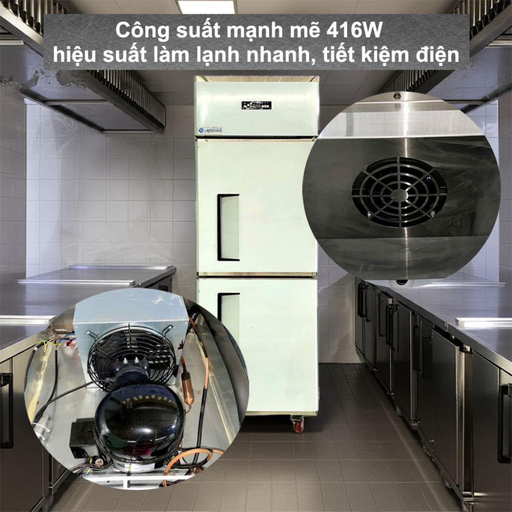 Tủ đông đứng công nghiệp Lightcool LC-328F 350L - Hàng chính hãng