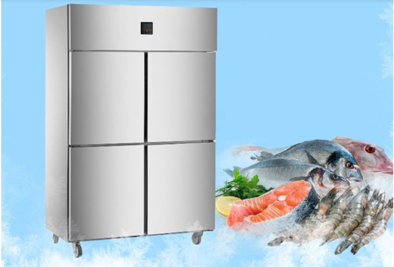 Tủ đông 4 cánh inox Snow Village SLLDZ4-820LD - Hàng chính hãng