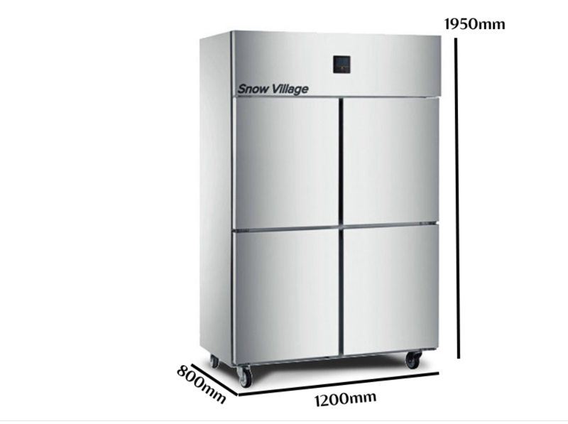 Tủ đông 4 cánh inox Snow Village SLLDZ4-820LD - Hàng chính hãng