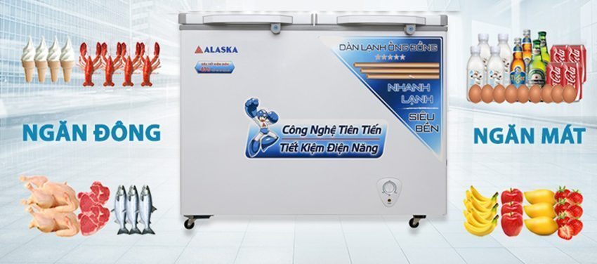 Tủ đông mát Alaska BCD-3571