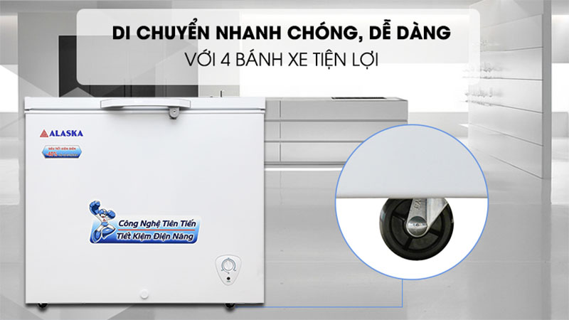 Tủ đông Alaska BD-300 - Hàng chính hãng