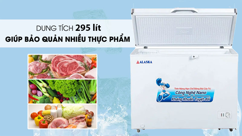 Tủ đông Alaska BD-400 - Hàng chính hãng
