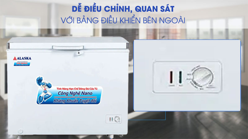 Tủ đông Alaska BD-400 - Hàng chính hãng