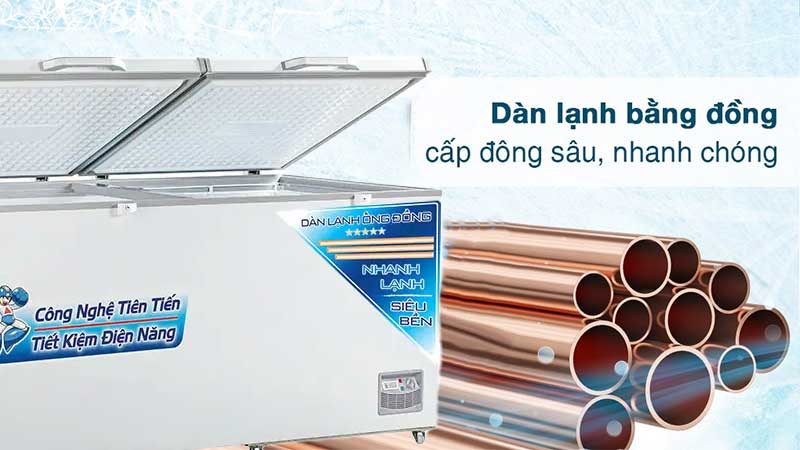 Dàng lạnh của Tủ đông Alaska HB-1100C